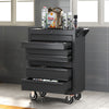 Heavy Duty ﻿7 Drawers Lockable Tool Chest Tool Cabinet Trolley Cart w/Wheels