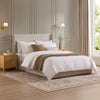 Dusk Berkeley Grey Linen Look Double Ottoman Storage Bed RRP£899