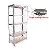 150CM/180CM 5 Tier Racking Shelf Heavy Duty Steel Garage Shelving Unit Garage