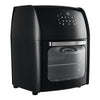 Digital Air Fryer Oven with Visible Window, 60-Minute Timer, 12L, 1800W, Black