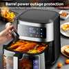 8.8L Hot Air Fryer Electric Oven Frying Cooker Kitchen Oil Free Healthy Food