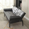 3 Seater Click Clack Sofa Bed Recliner Settee Couch Sofabed with Bloster Pillows