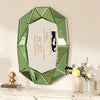 Large Decorative Wall Mirror Uneven Beveled Glass Frame Living Room Cupboard Dec
