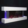 H Mantelpiece Wall Mounted Electric Fireplace HD Flames LED Fire Surrounds Suite