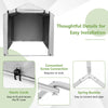 Outdoor Storage Shed 160 x 218 x 164 cm Portable Garage Shelter Bikes