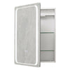 LED Bathroom Mirror Cabinet with Shaver Socket Demister Sensor Dimmable Lights