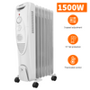 7 Fin Oil Filled Radiator Electric Portable Heater 3 Heat Thermostat Column UK