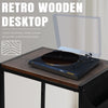 Record Player , Turntable Stand Vinyl Albums Storage Organizer Table with Wheels