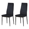 3/5Pcs Small Space Dining Set Square Glass Dining Table+ 2/4 Dining Chairs Home