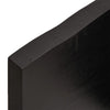 LAPOOH Table Dark Grey 120x60x4 Treated Solid Wood Oak Live U6M7
