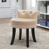 Velvet Dressing Table Stool Bedroom Vanity Makeup Stool Bedroom Chair Piano Seat