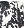 Task Chair Cow Print Velvet Plush Accent Office Chair Swivel Computer Desk Chair