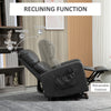 Riser Recliner Chairs for the Elderly, PU Leather Lift Chair with Remote, Grey