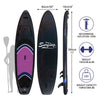Black Paddle Board 11FT Large SUP Sufboard Kayak Seat Complete Kit 335x84x15cm