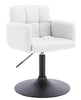 Modern White Lisbon Dressing Table Chair Vanity Stool Bedroom Makeup Soft Seat