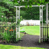 Heavy Duty Metal Garden Arch Archway Gate Plants Rose Wreath Wedding Stand Event