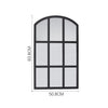 Acrylic Window Style Mirror Self Adhesive Wall Mirror Garden Home Art Deco 50x84