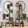 2X Heart-shape Plant Stand Flower Shelf 20 Pots Holder Stand Rack Large Capacity