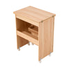 Folding Sewing Table 2 IN 1 Rolling Craft Table Home Office Desk Workstation UK