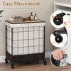 Costway Laundry Hamper 110L Large Capacity Handwoven Rattan Laundry Basket