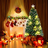 Pre-Lit Artificial Xmas Tree Holiday Party Christmas Tree 4 FT