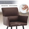 2pcs Faux Leather PU Padded Dining Chairs Kitchen Dining Room Chair W/Metal Legs