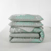 3 Piece Patchwork Bedspread Quilte Throw Rugs Bedding Double Size Pillowcases