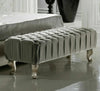 Rectangle Footstool Upholstered Chesterfield Coffee Table Pouffe Stool Bench