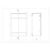 Vanity Unit with Combined Sink Toilet Bathroom Suite Furniture WC Set 1400mm