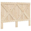 Bed Frame with Solid Pine Wood Headboard 140 x 200 , Bed, Double Bed, F6Y7