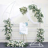 2pcs Moon Gate Wedding Party Arch Frame Moon-Shaped Iron Stand Backdrop Props UK