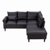 L-Shaped Corner Sofa, Sectional Couch with Built-in USB Port Chaise