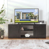 Entertainment Media Center Console Table TV Stand for TVs up to 65” w/2 Cabinets