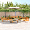 6 Piece Garden Pallet Sofa Set Solid Wood Acacia S6S0