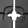 3*3m Large Roma Parasol Banana Cantilever Hanging Umbrella Outdoor Garden Patio