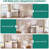 Dressing Table with LED Light Mirror Chest of Drawers Vanity Makeup Desk Bedroom
