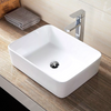 Tap Tall Basin Sink Mixer Tap Faucets Waterfall Chrome Cloakroom Square Bathroom