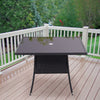 Coffee Table Poly Rattan Outdoor Garden Patio Tea Dining Tables Furniture
