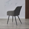 2 Pcs Dining Chairs Velvet/PU Cushion Backrest Seats Reception Armchairs Kitchen