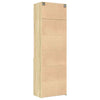 Storage Cabinet Sonoma Oak 70x42.5x225 Engineered Wood V5D7