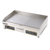 Counter Top Electric Griddle Large 73cm Flat & Grooved Hotplate BBQ Grill Bacon