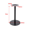 Black Metal Breakfast Bar Worktop Support Stand Dining Table Leg Stake Pedestal