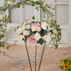 Artificial Wedding Rose Flower Row Top Table Backdrop Arch Arrangement Wall Deco