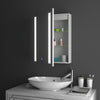 Illuminated LED Bathroom Mirror Cabinet With Demister Sensor Shaver Socket