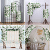 Artificial Wedding Rose Flower Row Top Table Backdrop Arch Arrangement Wall Deco