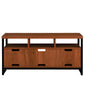 TV Stand Cabinet Storage Shelves Industrial TV Table Media Console Table Unit