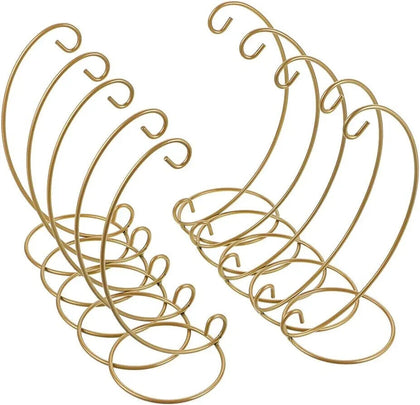 10PCS Bauble Holder Ornament Hanging Display Stand Hanger iron L Shape Decor UK