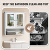 Bathroom Cabinet Shelf Cupboard Storage Drawer Shelve Organizer Rack Mirror Door