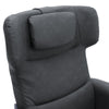 Home Office Swivel Chair Chenille Recliner Sofa Chairs Lounge Armchair Footstool