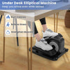 Portable Seated Leg Exerciser Under Desk Elliptical Machine Seniors-Black